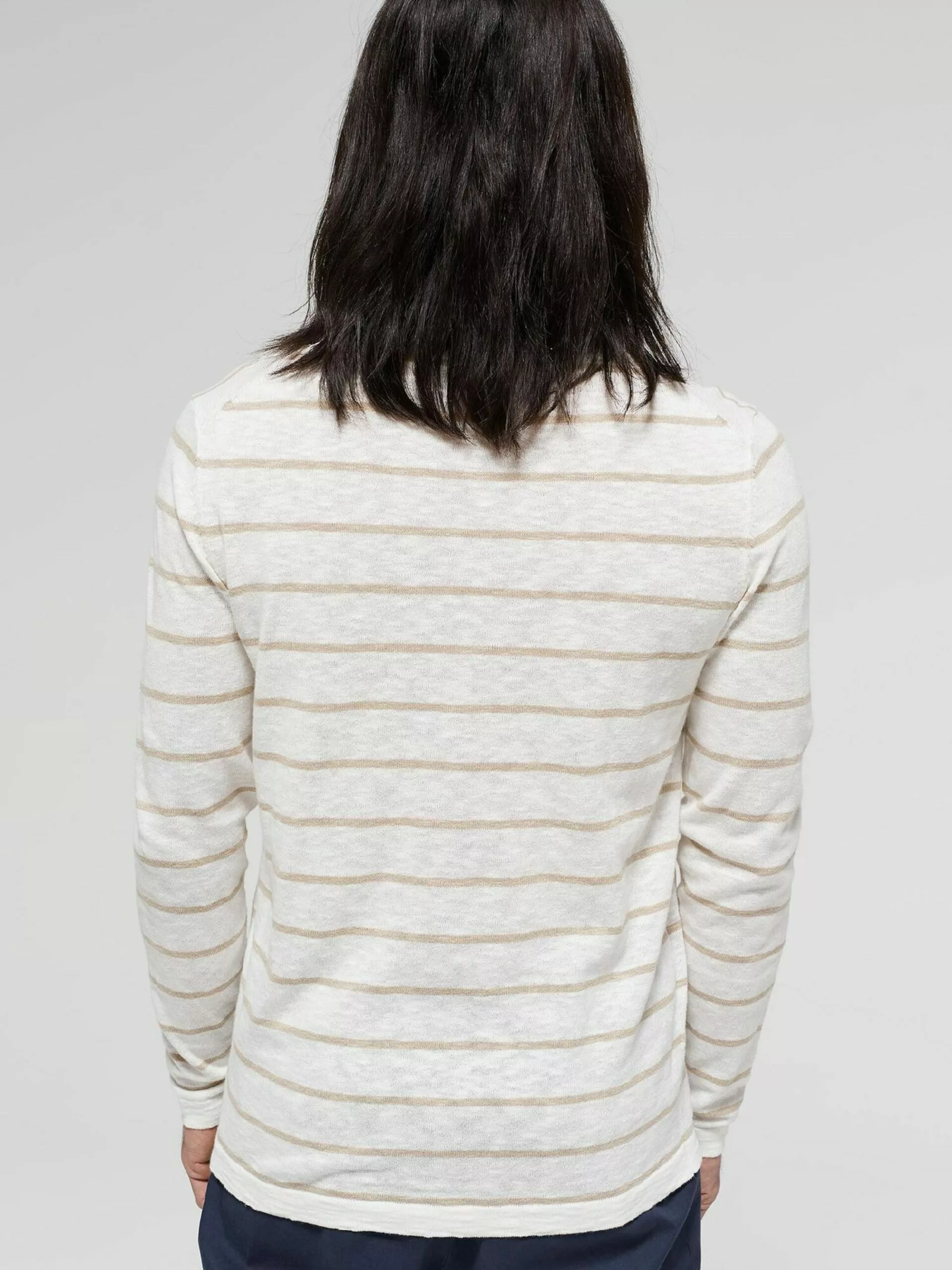 WE FASHION Pulls à Col Rond Pull-over Homme Blanc 3 WE FASHION Pulls à Col Rond Pull-over Homme Blanc – Image 3