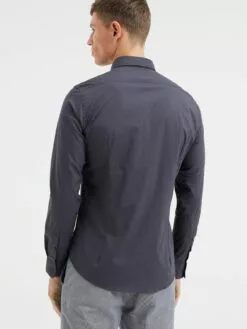 WE FASHION Chemises Décontractées Coupe Slim Chemise Homme Anthracite -WE FASHION Magasin En Ligne b7cf9c3a83d792ee445ad40bfc5d9c0b