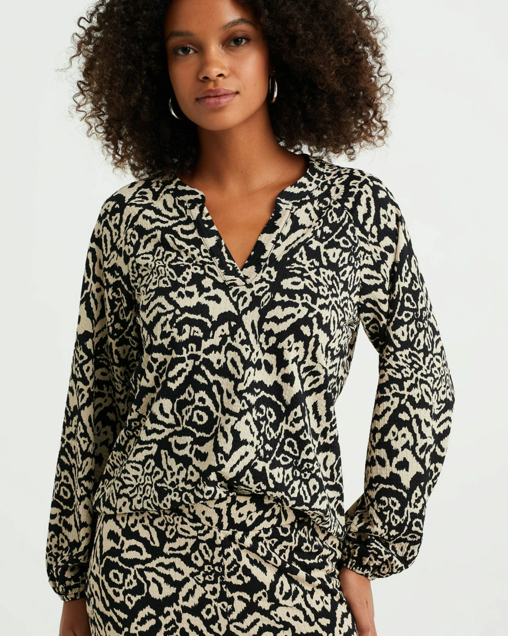 WE FASHION Hauts Chemisier Femme Ivoire 2 WE FASHION Hauts Chemisier Femme Ivoire – Image 2