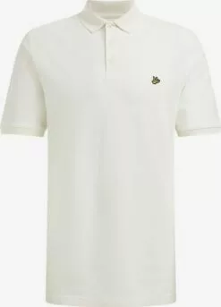 WE FASHION Polos T-Shirt Homme Blanc Cassé