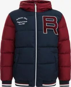 WE FASHION Vestes Dhiver Veste D’hiver Enfants Bleu Marine