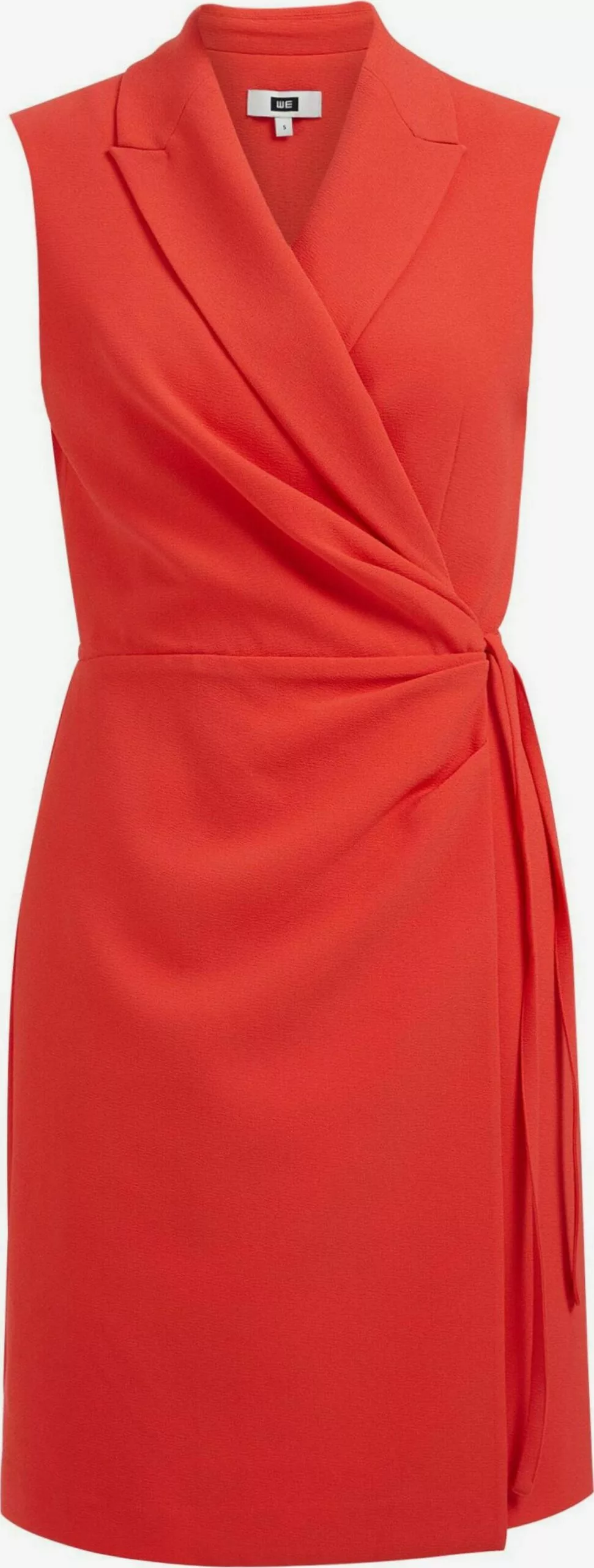 WE FASHION Robes Fluides Robe-chemise Femme Rouge Orangé 1 WE FASHION Robes Fluides Robe-chemise Femme Rouge Orangé