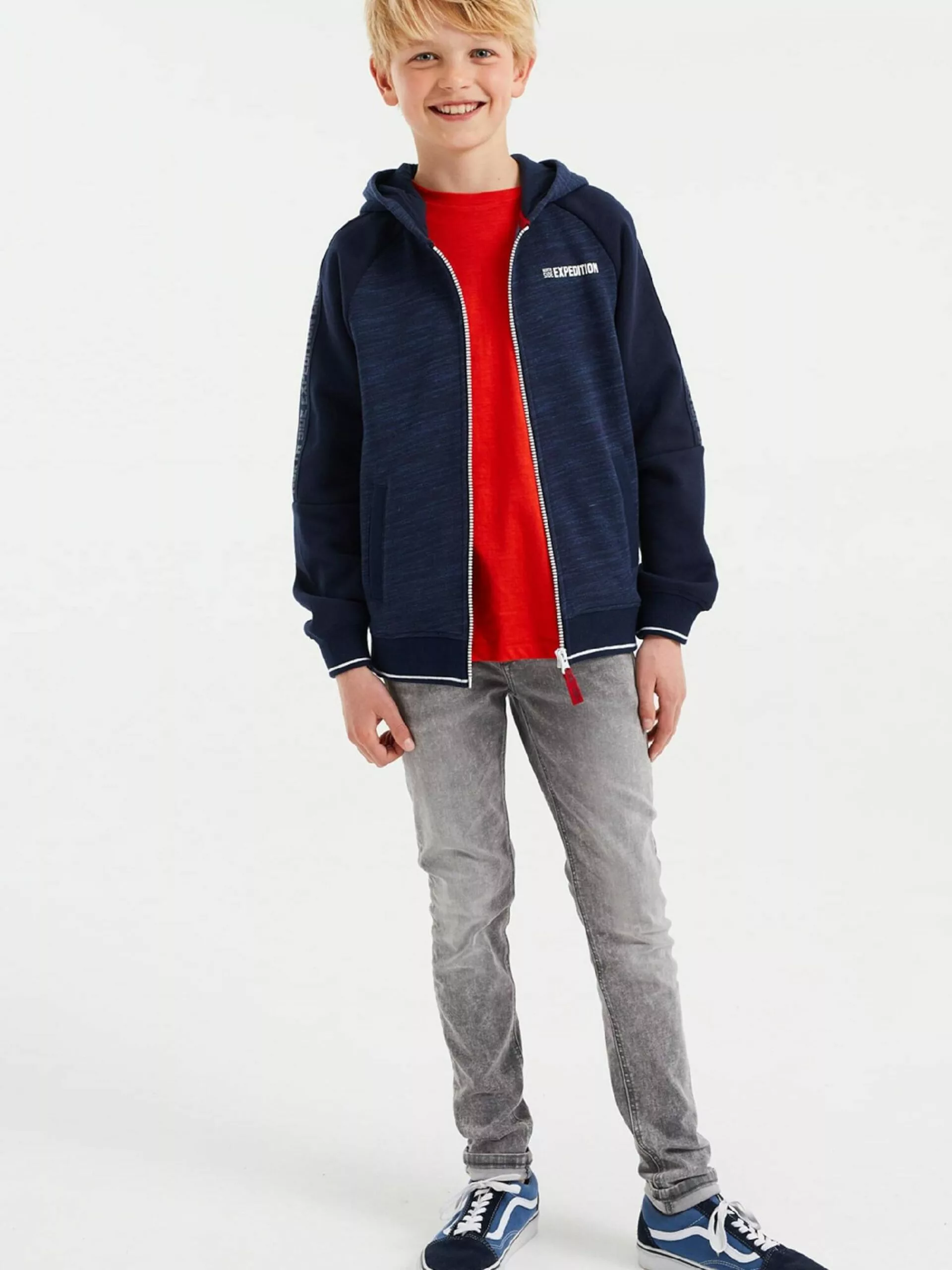 WE FASHION Slim Coupe Slim Jean Enfants Gris 4 WE FASHION Slim Coupe Slim Jean Enfants Gris – Image 4