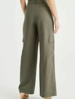 WE FASHION Pantalons Cargo Loosefit Pantalon Cargo Femme Olive -WE FASHION Magasin En Ligne be7b6e923c8701fe5ea88ddf5e3588da