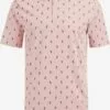 WE FASHION Polos T-Shirt Homme Rose Clair