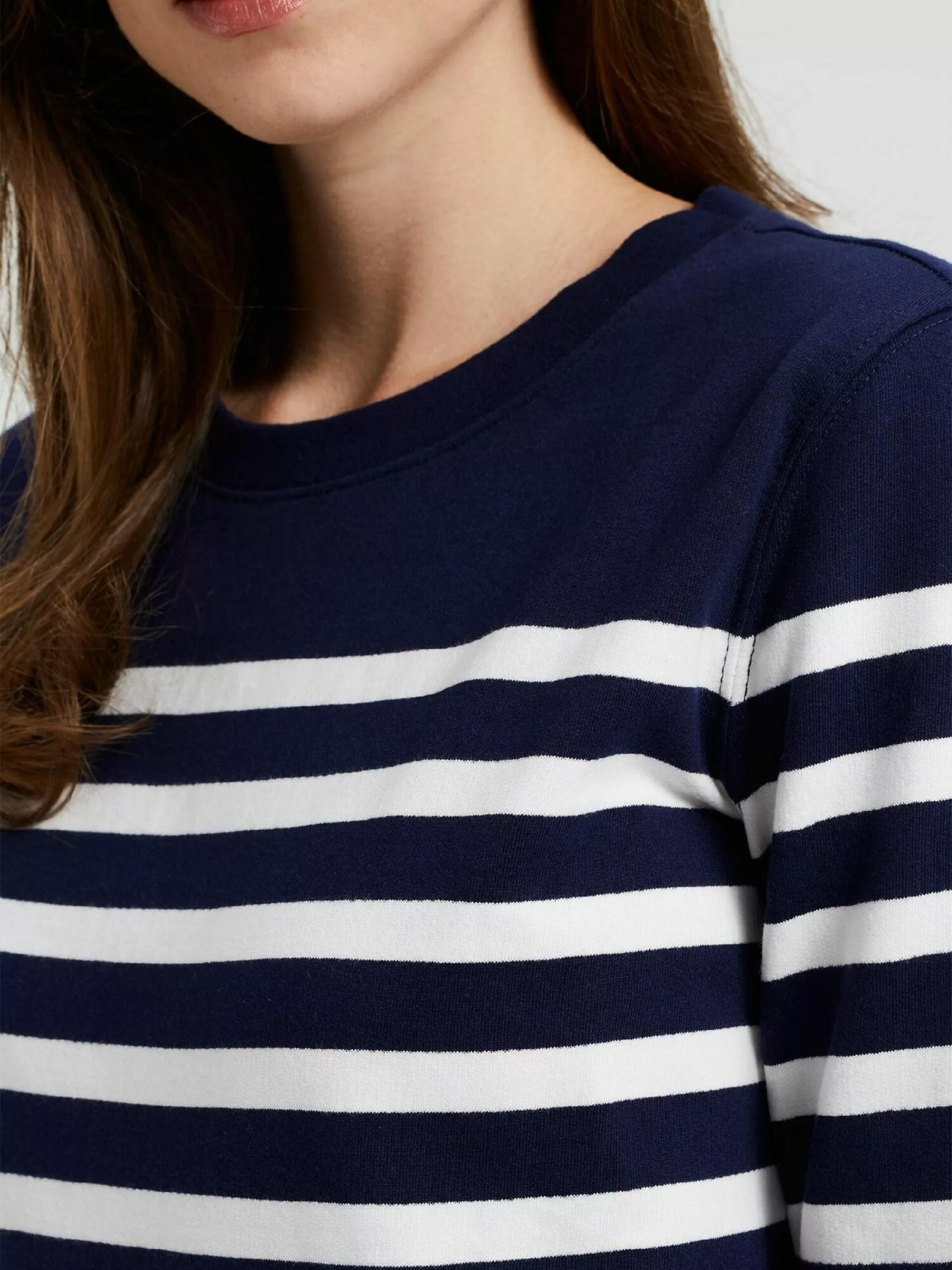 WE FASHION Pulls Maille Fine Pull-over Femme Bleu Foncé 5 WE FASHION Pulls Maille Fine Pull-over Femme Bleu Foncé – Image 5