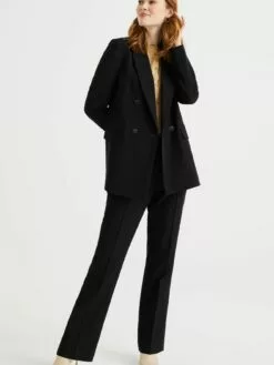 WE FASHION Pantalons Regular Pantalon à Plis Femme Noir -WE FASHION Magasin En Ligne bfc502d63e97b06c3aad80a14b3f2f57