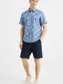 WE FASHION Shorts Chino Loosefit Pantalon Chino Homme Marine -WE FASHION Magasin En Ligne c0602d5a3cf1aaf472b1d6df505f4a11