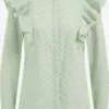 WE FASHION Chemisiers Chemisier Femme Vert Clair