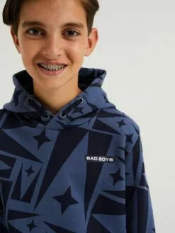 WE FASHION Sweats Sweat Enfants Bleu Chiné -WE FASHION Magasin En Ligne c102a1f8f417ffba2253adadb5a4e40a