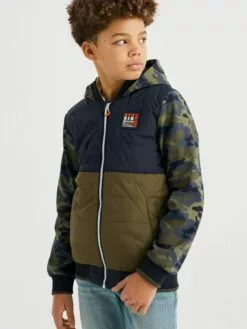 WE FASHION Vestes De Mi-saison Veste Mi-saison Enfants Olive -WE FASHION Magasin En Ligne c1e03be700aea3f1c272ed37c527eea4