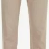 WE FASHION Chinos Coupe Slim Pantalon Chino Homme Beige