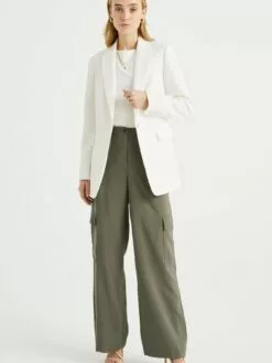 WE FASHION Pantalons Cargo Loosefit Pantalon Cargo Femme Olive -WE FASHION Magasin En Ligne c405869f992bd46de77411017c910652