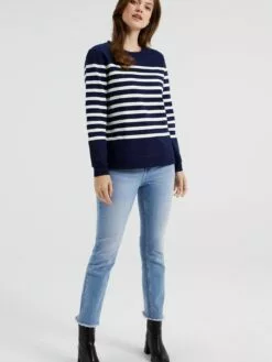 WE FASHION Pulls Maille Fine Pull-over Femme Bleu Foncé 8 WE FASHION Pulls Maille Fine Pull-over Femme Bleu Foncé -WE FASHION Magasin En Ligne c466668ab44d8460a21689e6fe2dd069