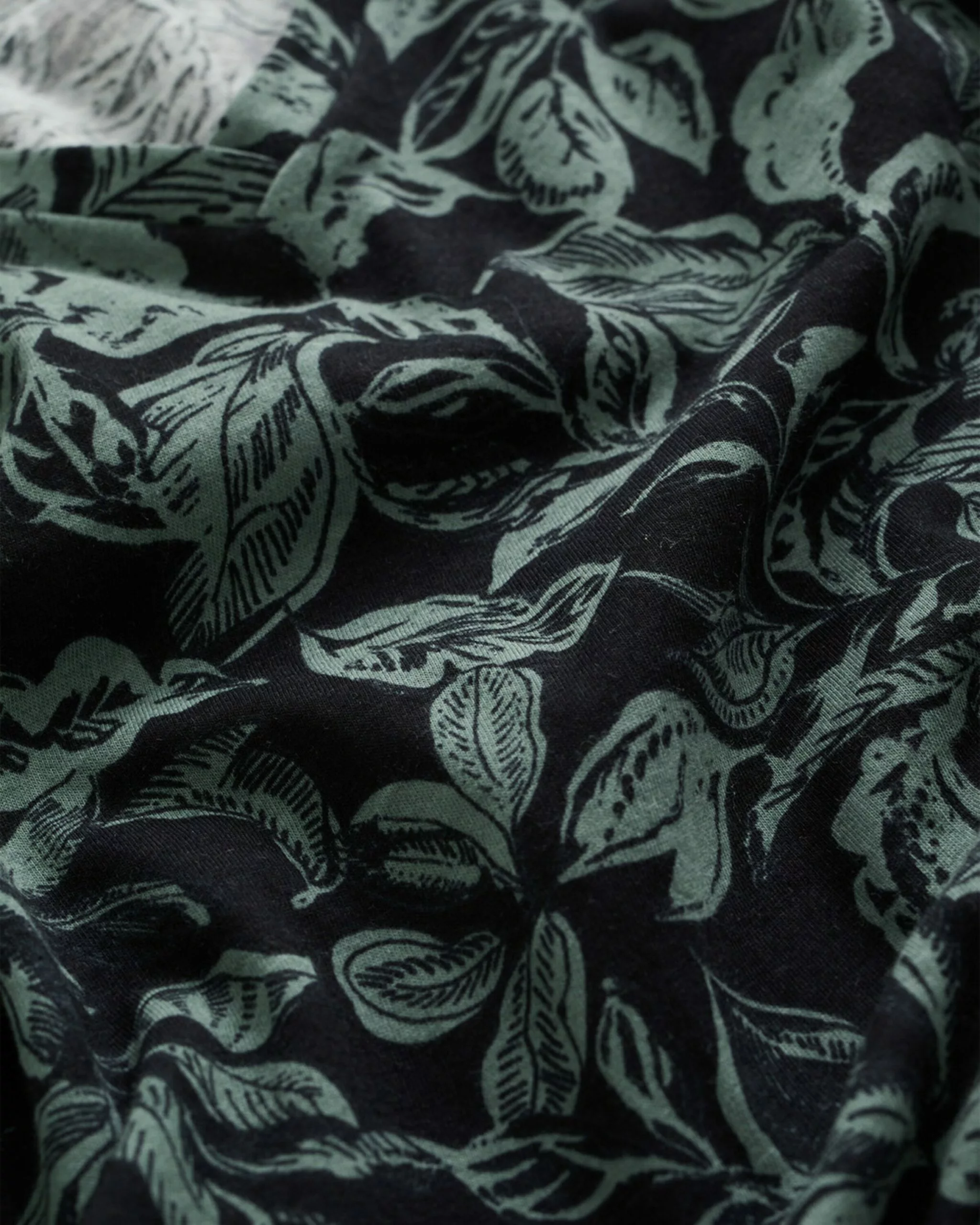 WE FASHION T-shirts T-shirt Femme Vert Foncé / Noir 2 WE FASHION T-shirts T-shirt Femme Vert Foncé / Noir – Image 2