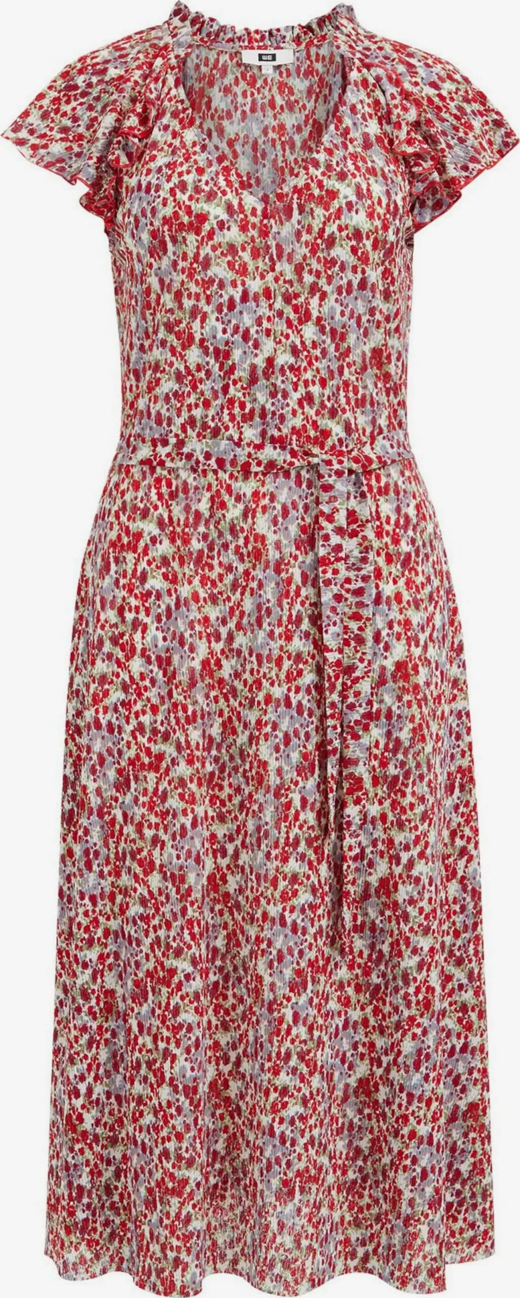 WE FASHION Robes Midi Robe Femme Rouge 1 WE FASHION Robes Midi Robe Femme Rouge