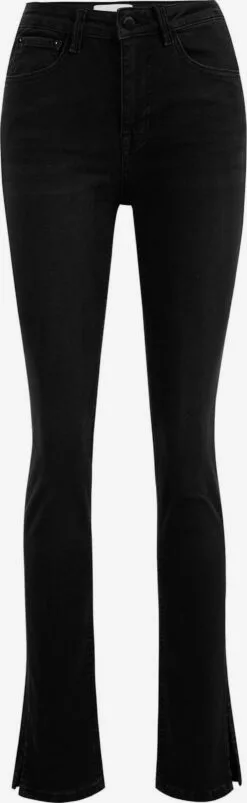 WE FASHION Slim Coupe Slim Jean Femme Anthracite