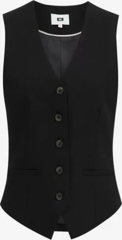WE FASHION Blazers Classiques Gilet De Costume Femme Noir