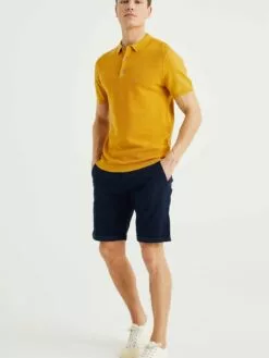 WE FASHION Polos T-Shirt Homme Moutarde -WE FASHION Magasin En Ligne c726f2d147c4702979ddf949b6467b7c