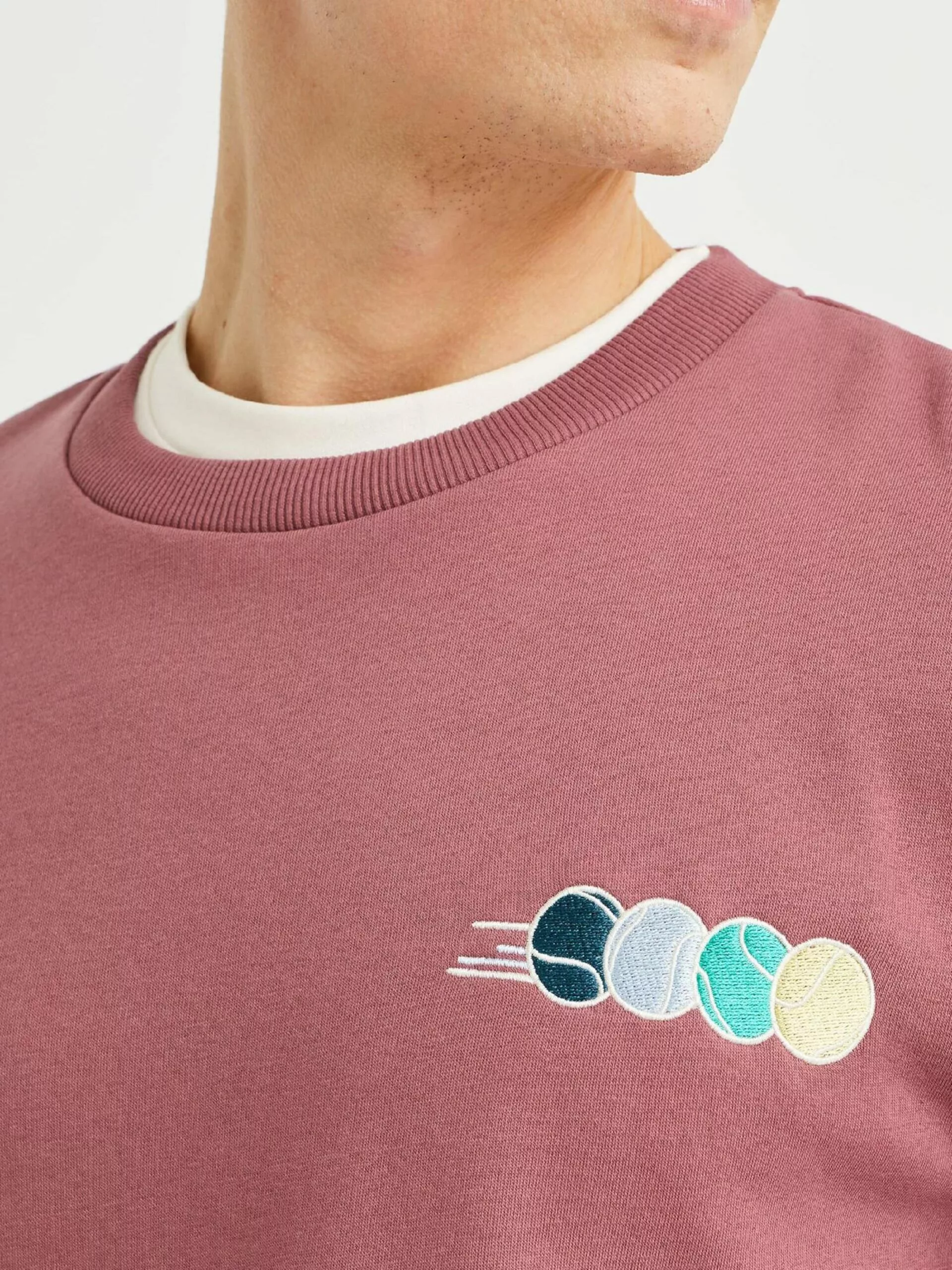 WE FASHION Sweatshirts Sweat-shirt Homme Violet 6 WE FASHION Sweatshirts Sweat-shirt Homme Violet – Image 6