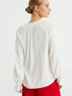 WE FASHION Blouses Et Tuniques Chemisier Femme Blanc -WE FASHION Magasin En Ligne c7f44a732c4eb92272665456971503d1