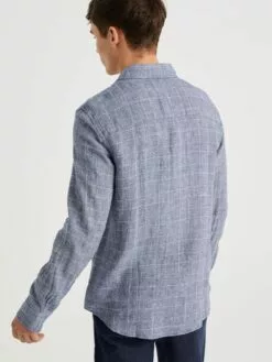 WE FASHION Chemises à Carreaux Coupe Regular Chemise Homme Bleu-gris -WE FASHION Magasin En Ligne ca0cc5072fb3c38c2389dd054a20e0bc