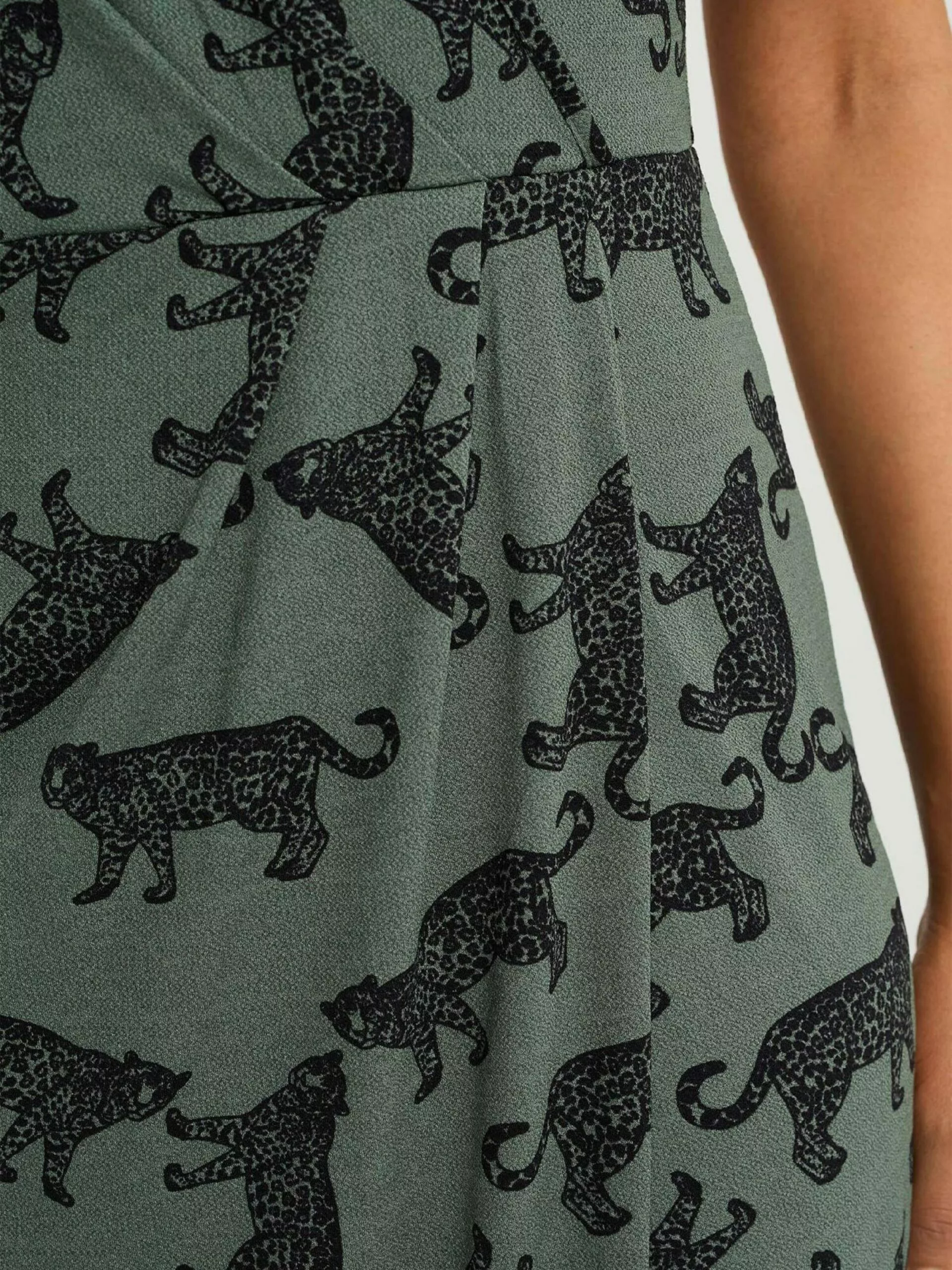 WE FASHION Mini-robes Robe Femme Gris Fumé 4 WE FASHION Mini-robes Robe Femme Gris Fumé – Image 4