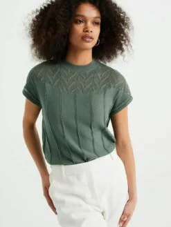 WE FASHION Pulls Maille Fine Pull-over Femme Vert 6 WE FASHION Pulls Maille Fine Pull-over Femme Vert -WE FASHION Magasin En Ligne cc38d78fcec9fa55ac7a1a68c8264852 1