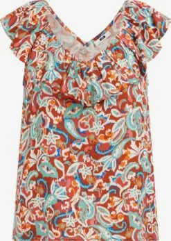 WE FASHION Blouses Chemisier Femme Rouille