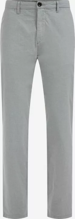 WE FASHION Chinos Coupe Slim Pantalon Chino Homme Bleu Clair