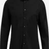 WE FASHION Chemises Décontractées Coupe Slim Chemise Homme Noir