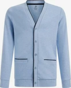 WE FASHION Sweats Et Mailles Cardigan Enfants Bleu Marine / Bleu Clair