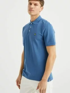 WE FASHION Polos T-Shirt Homme Bleu Ciel -WE FASHION Magasin En Ligne d0cc2797206719d4a693fad415655ca0