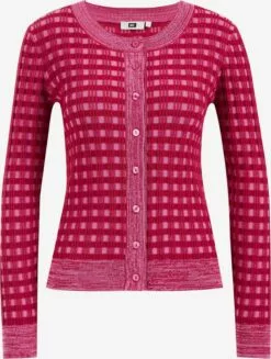 WE FASHION Gilets Cardigan Femme Rose / Framboise