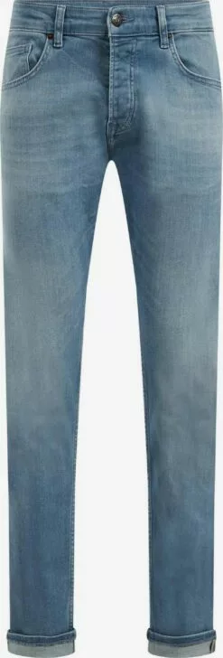 WE FASHION Slim Coupe Slim Jean Homme Bleu Clair