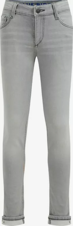 WE FASHION Jeans Skinny Jean Enfants Gris Clair