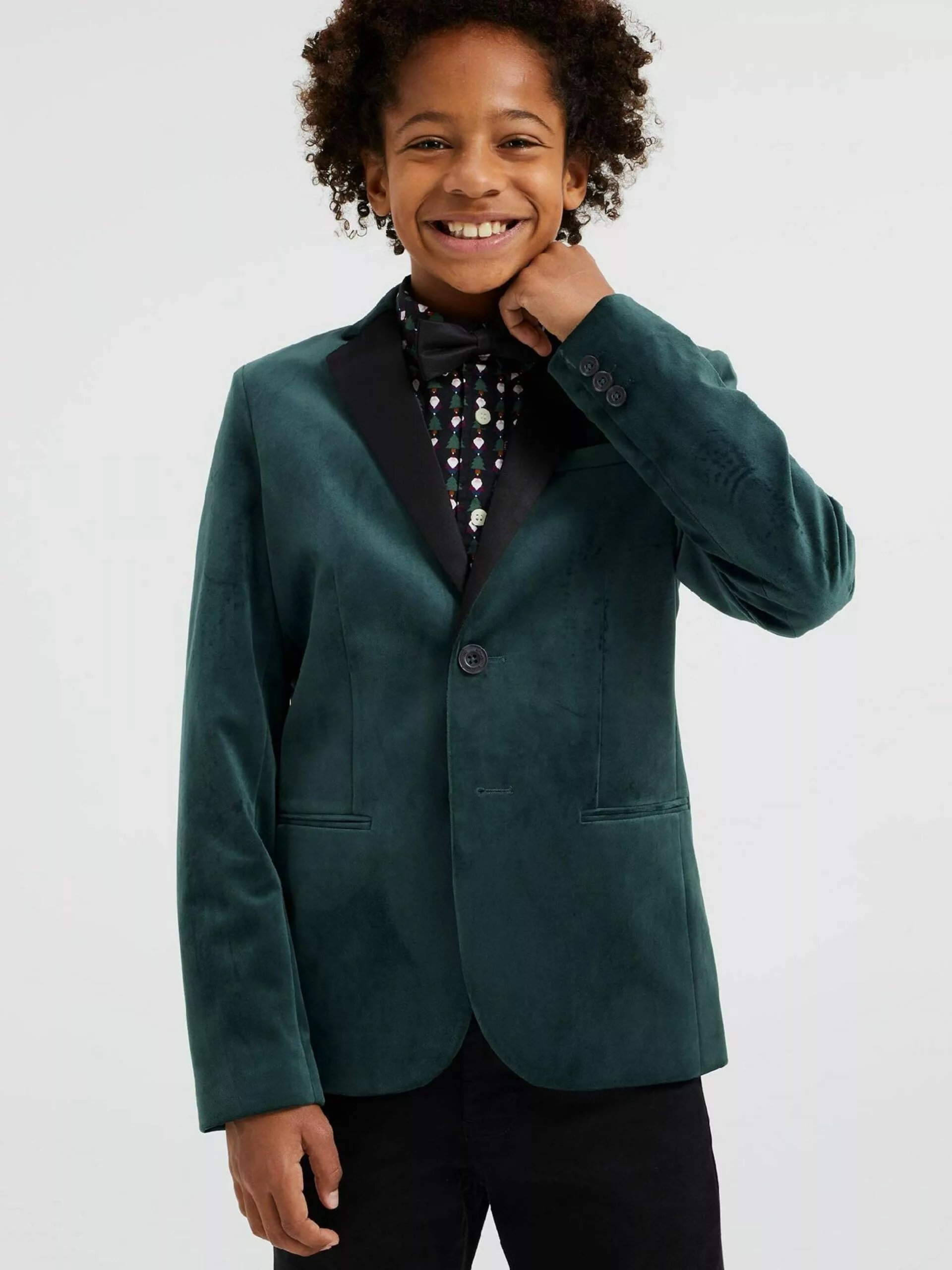 WE FASHION Vestes Et Manteaux Vestes De Costume Enfants Vert Foncé 3 WE FASHION Vestes Et Manteaux Vestes De Costume Enfants Vert Foncé – Image 3