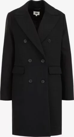 WE FASHION Manteaux De Mi-saison Manteau Mi-saison Femme Noir