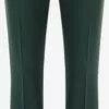 WE FASHION Pantalons Coupe Slim Pantalon à Plis Femme Vert Foncé