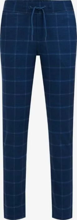 WE FASHION Pantalons Coupe Slim Pantalon Enfants Bleu Marine / Bleu Cobalt
