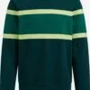 WE FASHION Sweatshirts Sweat-shirt Homme Vert / Vert Foncé