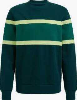 WE FASHION Sweatshirts Sweat-shirt Homme Vert / Vert Foncé