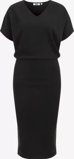 WE FASHION Robes Robes En Maille Femme Noir