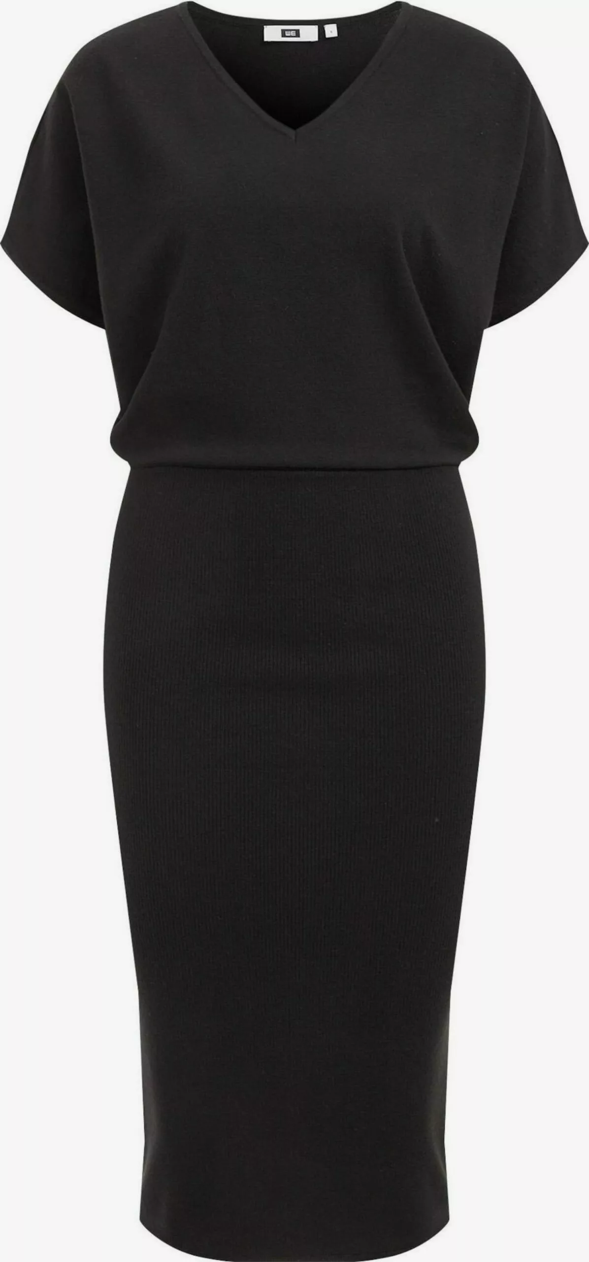 WE FASHION Robes Robes En Maille Femme Noir 1 WE FASHION Robes Robes En Maille Femme Noir