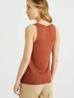 WE FASHION T-shirts Et Tops Tops En Tricot Femme Rouille 7 WE FASHION T-shirts Et Tops Tops En Tricot Femme Rouille -WE FASHION Magasin En Ligne d94e8c8b536a889a356da99eac2bc2fa