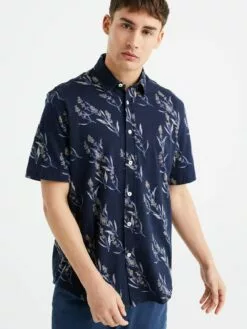 WE FASHION Chemises Décontractées Coupe Regular Chemise Homme Bleu Marine / Bleu Foncé -WE FASHION Magasin En Ligne da84823b69c494d867b40449e9ebe6bf