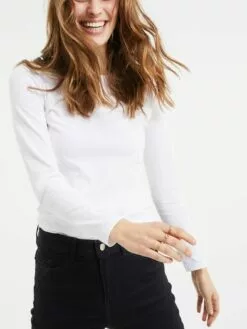 WE FASHION T-shirts à Manches Longues T-shirt Femme Blanc 10 WE FASHION T-shirts à Manches Longues T-shirt Femme Blanc -WE FASHION Magasin En Ligne dae3a7e0150d6d38b135196392fee287