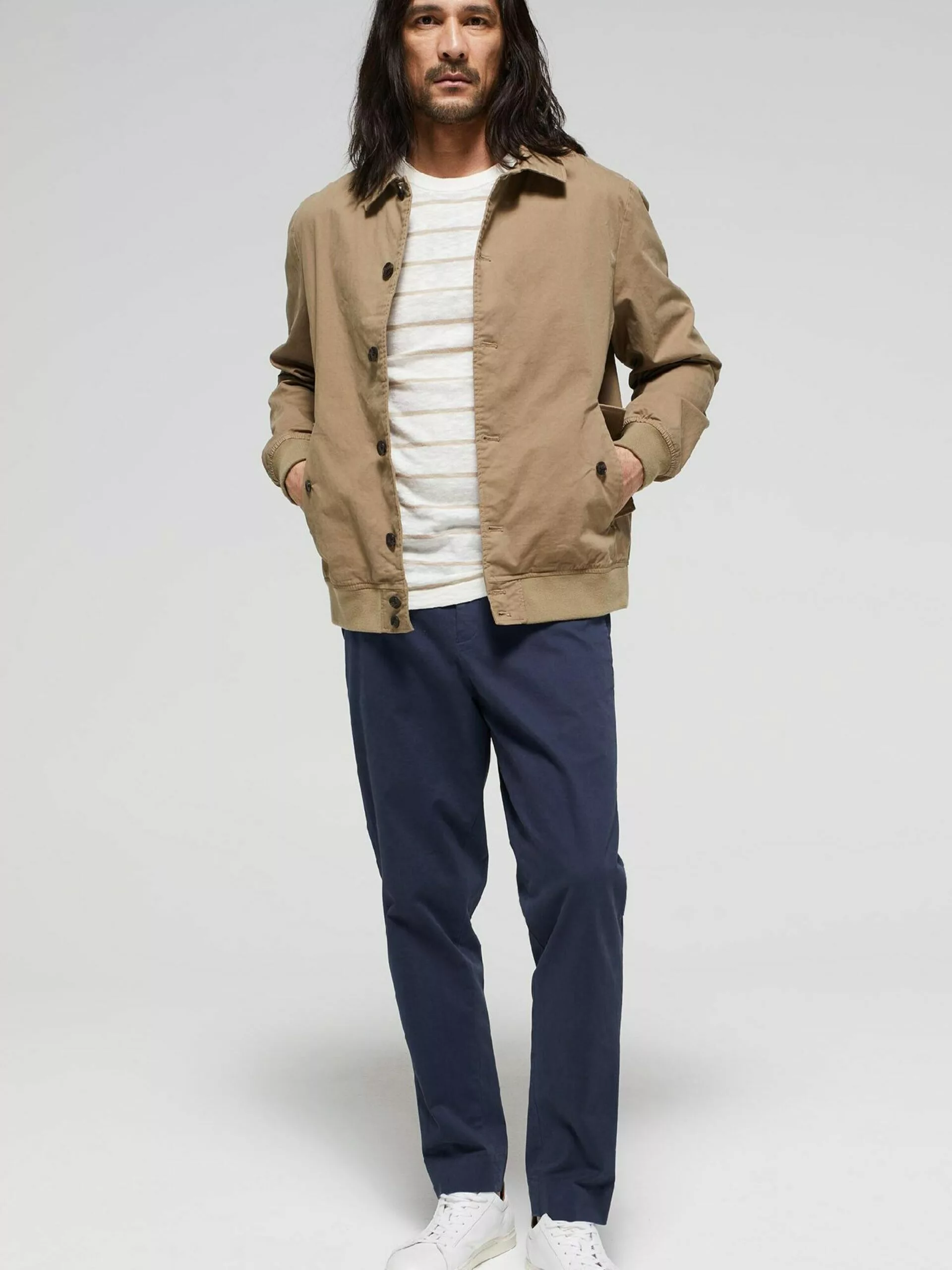 WE FASHION Pulls à Col Rond Pull-over Homme Blanc 4 WE FASHION Pulls à Col Rond Pull-over Homme Blanc – Image 4