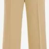 WE FASHION Pantalons Loosefit Pantalon à Plis Femme Beige