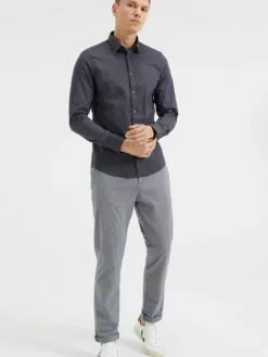WE FASHION Chemises Décontractées Coupe Slim Chemise Homme Anthracite -WE FASHION Magasin En Ligne dd2dd7f05c56c5faad1efade2cfbdb97
